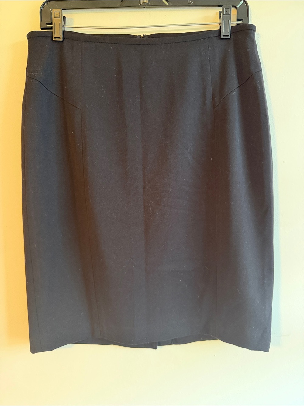 Rafaella Black Tailored Pencil Skirt